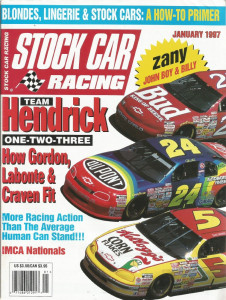 STOCK CAR RACING 1997 JAN - Hendrick, Hayes, Lingerie Models, Dodson, Hoffman